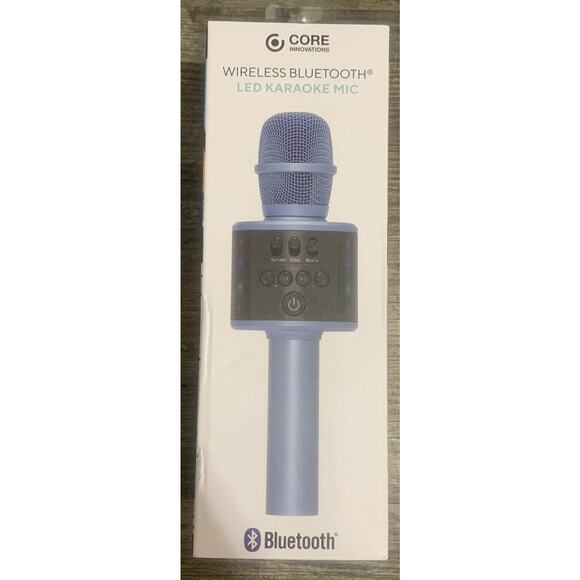 Karaoke Microphone Wireless Bluetooth Built-in Speakers HD Recording | Blue - Picture 1 of 12